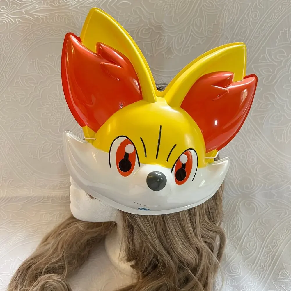 Pokemon Fennekin Festival Omen Mask Children's Sunmer Festival Fox Mask